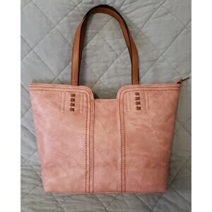 Montana West Tote Handbag Blush Pink Women Top Handle Satchel Purse Large